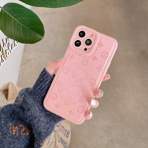 כיסוי איכותי אופנתי ויוקרתי מעוצב לאייפון - Bear Brick