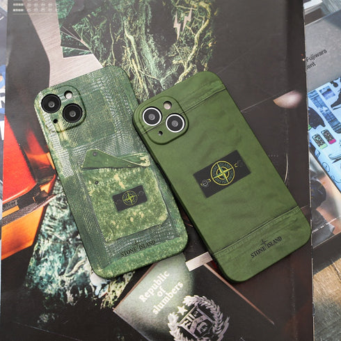 כיסוי איכותי אופנתי ומגניב מעוצב לאייפון - Stone Island