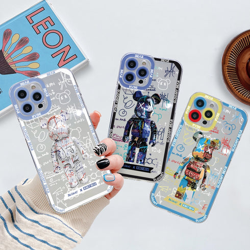 כיסוי איכותי אופנתי ויוקרתי מעוצב לאייפון - Bear Brick