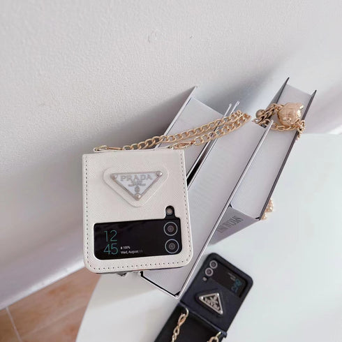 כיסוי יוקרתי אופנתי מעור מעוצב לגלקסי זי - Prada Bag