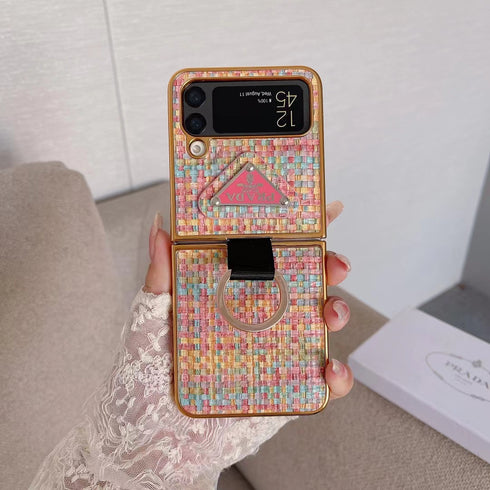 כיסוי מחצלת עור יוקרתי ואופנתי לגלקסי זי - Prada