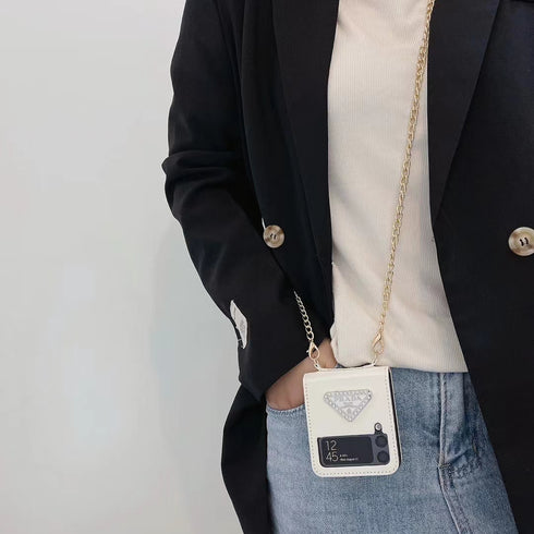 כיסוי עור קרבון אלגנטי ואופנתי לגלקסי זי - Prada Bag