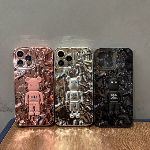 כיסוי איכותי אופנתי ויוקרתי מעוצב לאייפון - Bear Brick