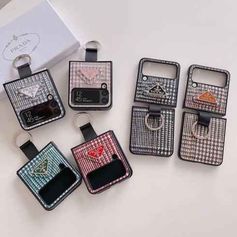 כיסוי עור יוקרתי ואופנתי עם טבעת לגלקסי זי - Prada