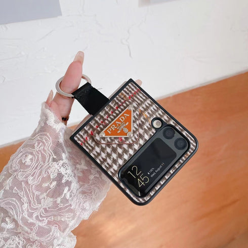 כיסוי עור יוקרתי ואופנתי עם טבעת לגלקסי זי - Prada