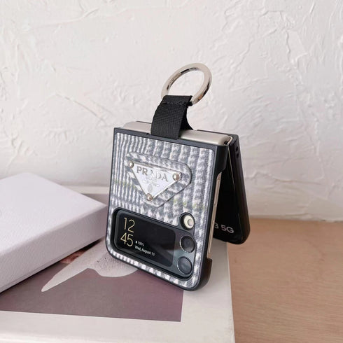 כיסוי עור יוקרתי ואופנתי עם טבעת לגלקסי זי - Prada