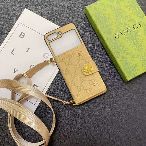 כיסוי יוקרתי אופנתי מעור מעוצב לגלקסי זי - Gucci Bag