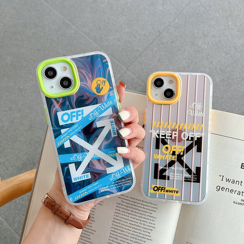 כיסוי אופנתי מיוחד ומגניב מעוצב לאייפון - Off White