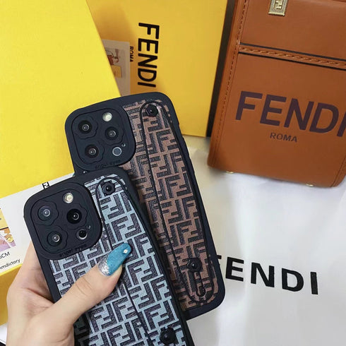 כיסוי רצועה איכותי ואופנתי מעוצב לאייפון - Fendi