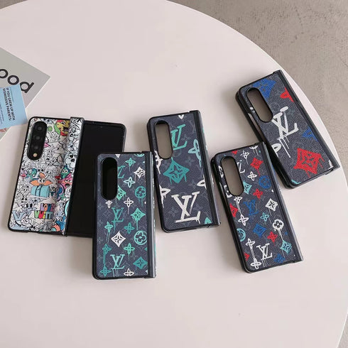 כיסוי עור אלגנטי ומגניב עם טבעת לגלקסי זי - Louis Vuitton