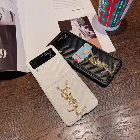 כיסוי עור נפוח יוקרתי ואופנתי לגלקסי זי - YSL