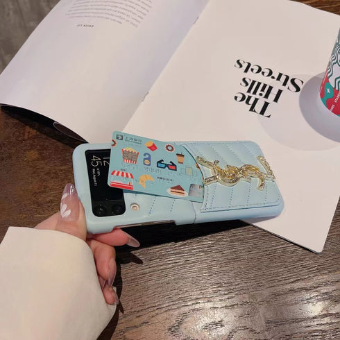 כיסוי עור נפוח יוקרתי ואופנתי לגלקסי זי - YSL