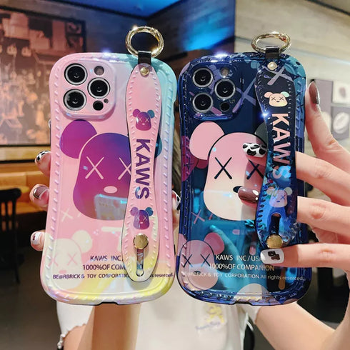 כיסוי רצועה אופנתי וייחודי מעוצב לאייפון - Kaws