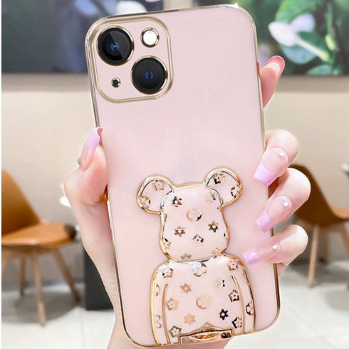 כיסוי איכותי אופנתי ויוקרתי מעוצב לאייפון - Bear Brick