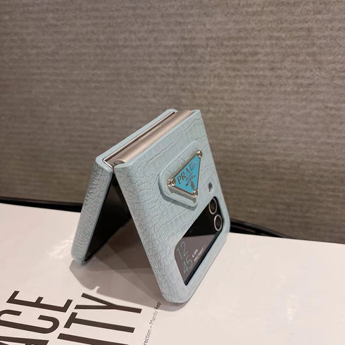 כיסוי ארנק מעור קרוקודיל יוקרתי ואופנתי לגלקסי זי - Prada