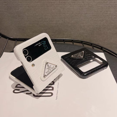 כיסוי ארנק מעור קרוקודיל יוקרתי ואופנתי לגלקסי זי - Prada