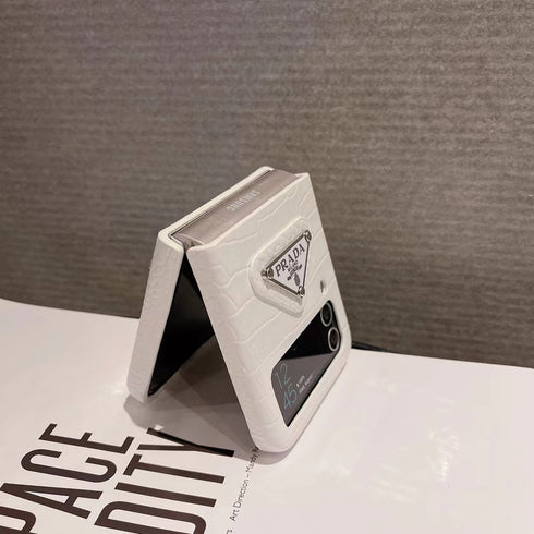 כיסוי ארנק מעור קרוקודיל יוקרתי ואופנתי לגלקסי זי - Prada