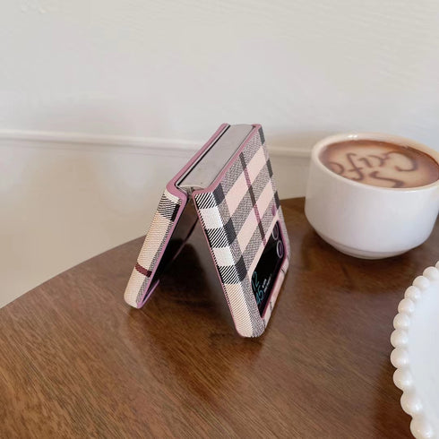 כיסוי עור יוקרתי ואופנתי לגלקסי זי - Burberry