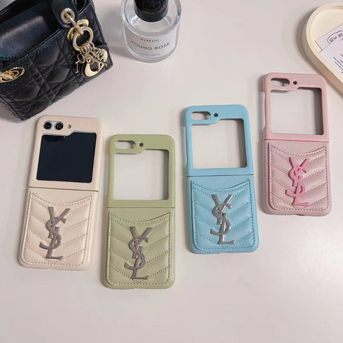 כיסוי ארנק עור נפוח יוקרתי ואופנתי לגלקסי זי - YSL