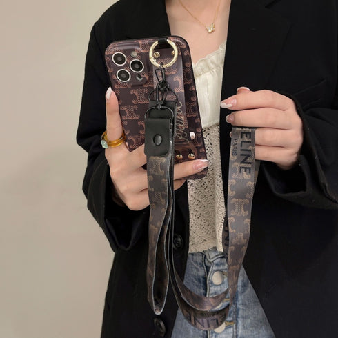 כיסוי רצועת יד קלאסי ויפייפה מעוצב לאייפון - Celine