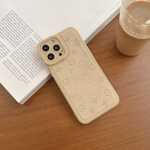 כיסוי איכותי אופנתי ויוקרתי מעוצב לאייפון - Bear Brick