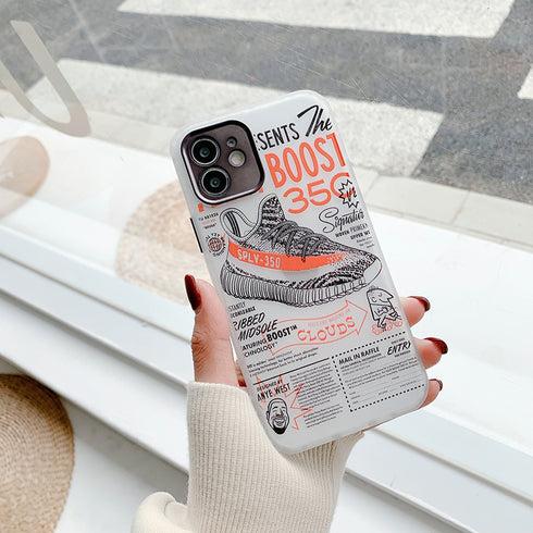 כיסוי נייק ג'ורדן ואדידס מגניב איכותי ואופנתי מעוצב לאייפון - Nike Jordan & Yeezy