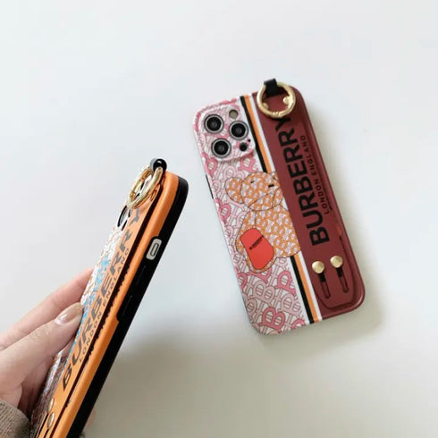 כיסוי רצועה איכותי ואופנתי מעוצב לאייפון - Burberry