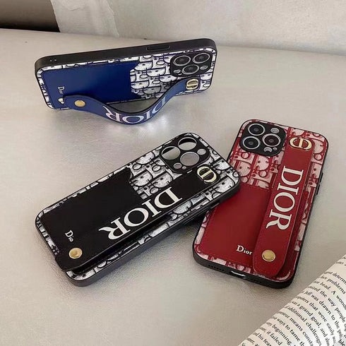 כיסוי ארנק ורצועה איכותי ויוקרתי מעוצב לאייפון - Christian Dior