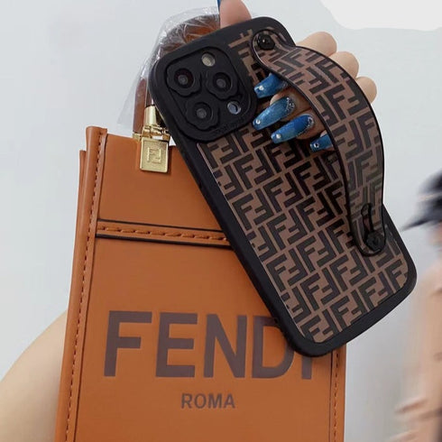 כיסוי רצועה איכותי ואופנתי מעוצב לאייפון - Fendi