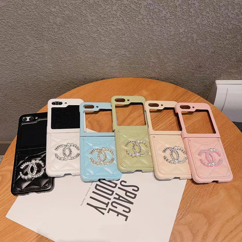 כיסוי ארנק עור נפוח יוקרתי ואופנתי לגלקסי זי - Chanel