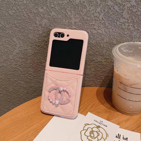 כיסוי ארנק עור נפוח יוקרתי ואופנתי לגלקסי זי - Chanel