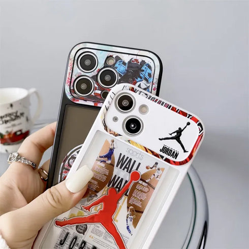 כיסוי נייק ג'ורדן מגניב איכותי ואופנתי מעוצב לאייפון - Nike Jordan