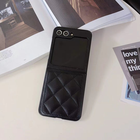 כיסוי עור נפוח יוקרתי ואופנתי לגלקסי זי - Plain Diamond