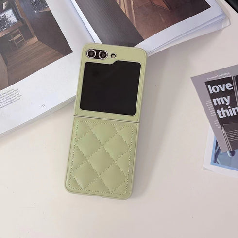 כיסוי עור נפוח יוקרתי ואופנתי לגלקסי זי - Plain Diamond