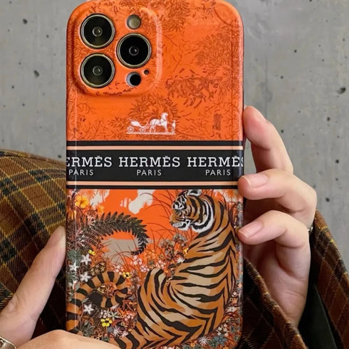 כיסוי אופנתי וייחודי מעוצב לאייפון - Hermes