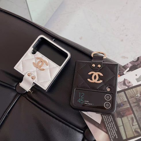 עור יוקרתי ואופנתי עם כיסוי טבעת לגלקסי זי - Chanel