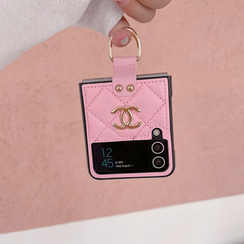 עור יוקרתי ואופנתי עם כיסוי טבעת לגלקסי זי - Chanel