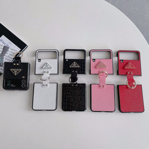 כיסוי עור אלגנטי ואופנתי עם טבעת לגלקסי זי - Prada