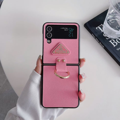 כיסוי עור אלגנטי ואופנתי עם טבעת לגלקסי זי - Prada