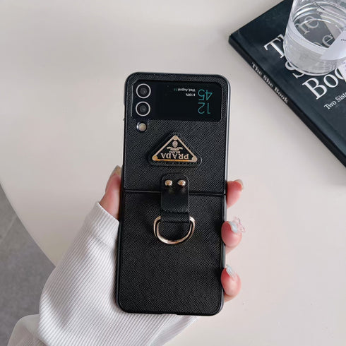 כיסוי עור אלגנטי ואופנתי עם טבעת לגלקסי זי - Prada