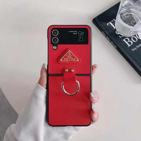 כיסוי עור אלגנטי ואופנתי עם טבעת לגלקסי זי - Prada