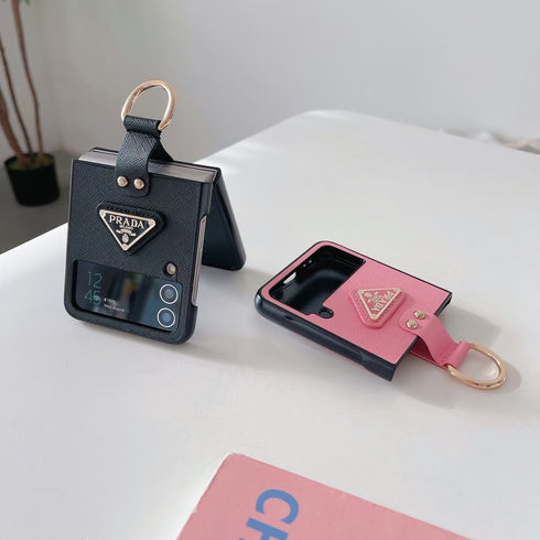 כיסוי עור אלגנטי ואופנתי עם טבעת לגלקסי זי - Prada