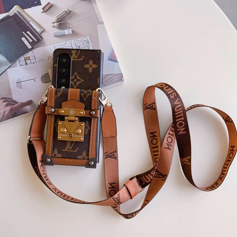 כיסוי ארנק עור יוקרתי ואופנתי לגלקסי זי - Louis Vuitton x Gucci Bag