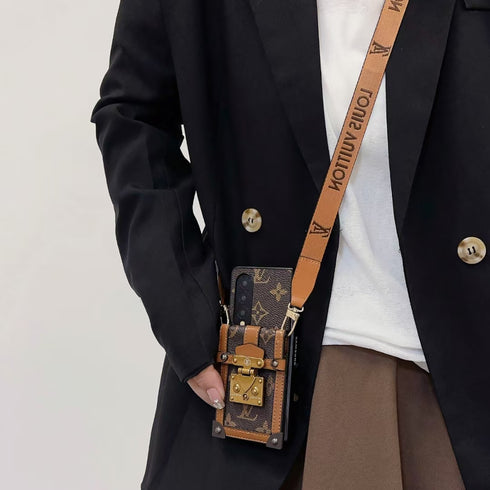 כיסוי ארנק עור יוקרתי ואופנתי לגלקסי זי - Louis Vuitton x Gucci Bag