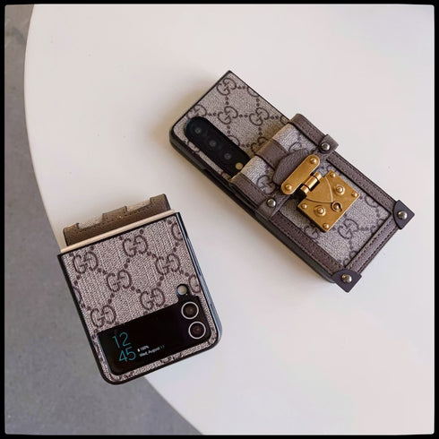 כיסוי ארנק עור יוקרתי ואופנתי לגלקסי זי - Louis Vuitton x Gucci Bag