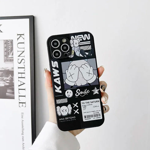 כיסוי אופנתי ומגניב מעוצב לאייפון - Kaws