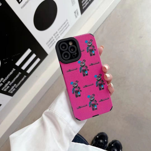 כיסוי איכותי אופנתי ויוקרתי מעוצב לאייפון - Bear Brick