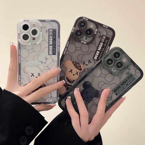 כיסוי איכותי אופנתי ויוקרתי מעוצב לאייפון - Bear Brick