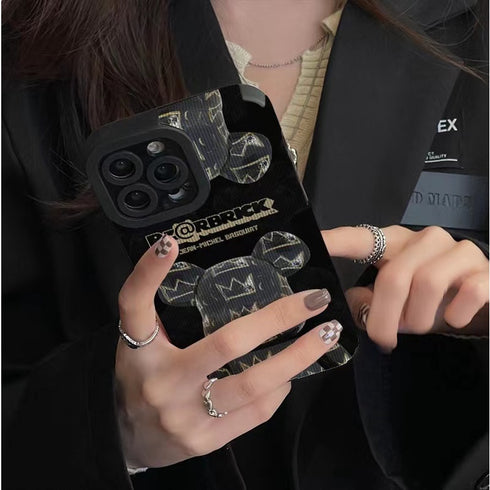 כיסוי אופנתי ויוקרתי מעוצב לאייפון - Bear Brick