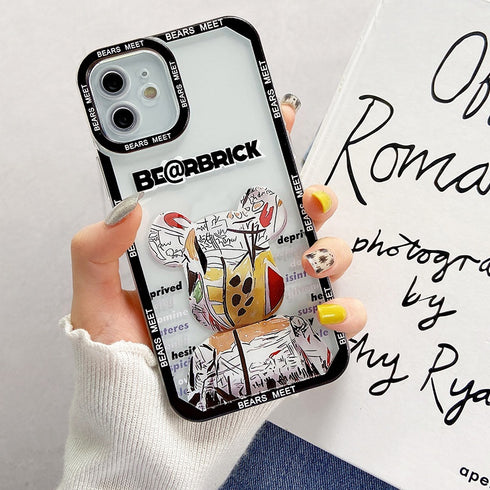 כיסוי איכותי אופנתי ויוקרתי מעוצב לאייפון - Bear Brick